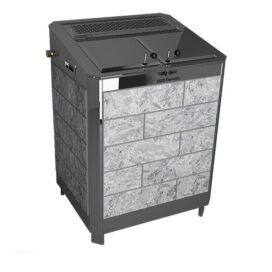 Electric steam-thermal stove «Combi-12»  with natural stone facing; (380 V)
