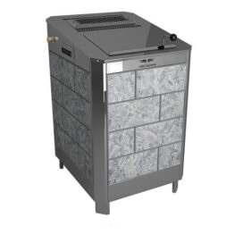 Electric steam-thermal stove «Combi-6,25» with natural stone facing; (380 V)